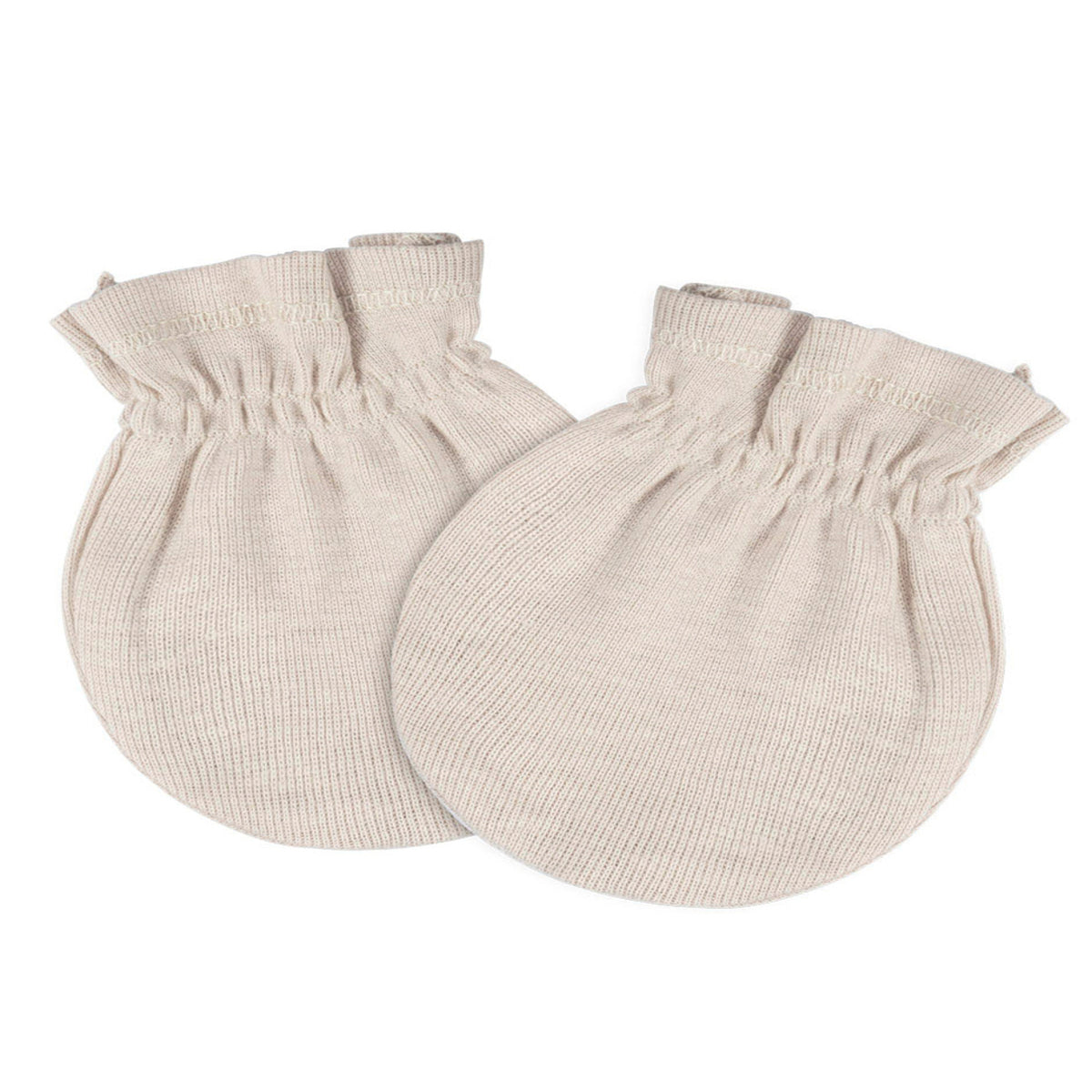 Mitones Gerber bebé blanco gris antirrasguños 0-6 meses-0-3M