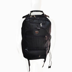 Mochila Escolar Para Laptop 15.6  Carga Usb Aux. 3.5 - Negro N/A