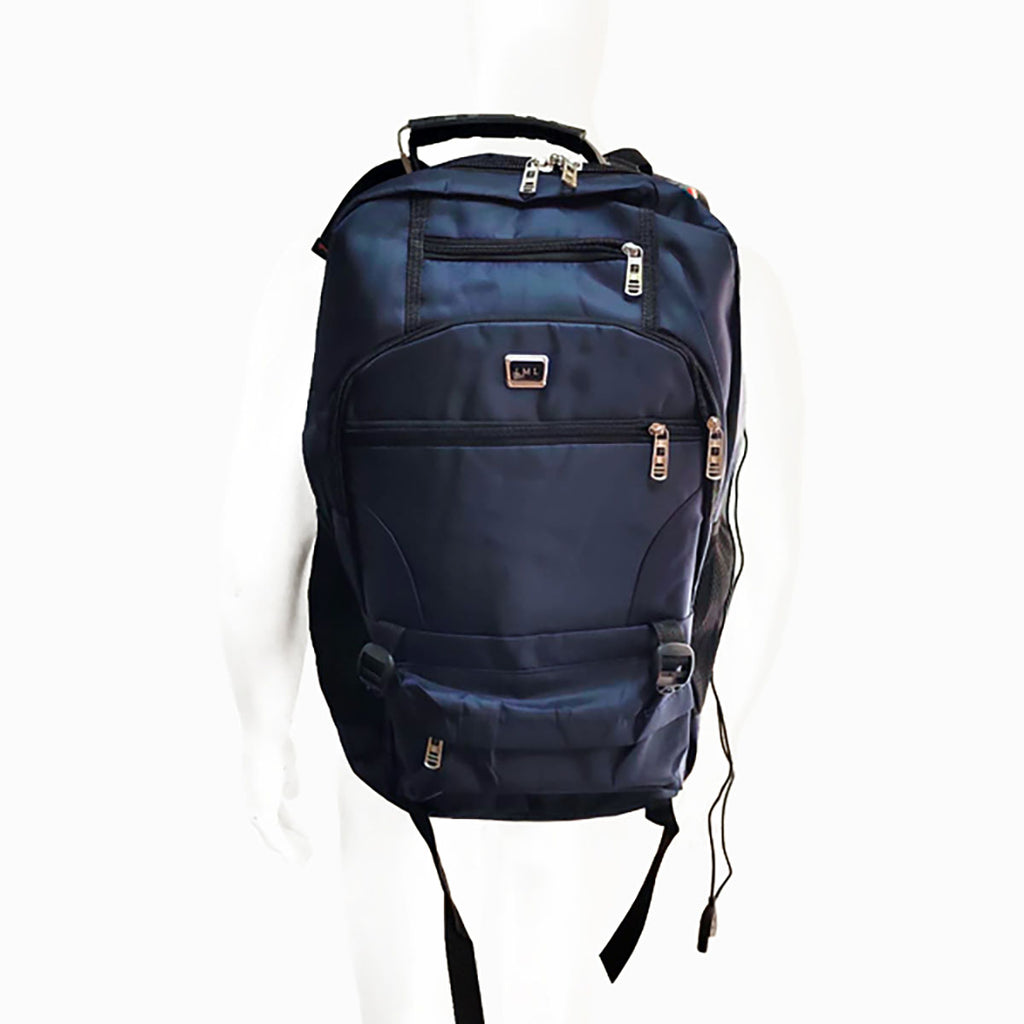 Mochila Escolar Para Laptop 15.6  Carga Usb Aux. 3.5 - Azul N/A
