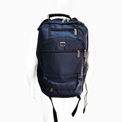 Mochila Escolar Para Laptop 15.6  Carga Usb Aux. 3.5 - Azul N/A