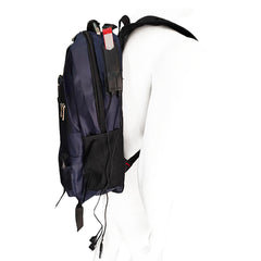 Mochila Escolar Para Laptop 15.6  Carga Usb Aux. 3.5 - Azul N/A