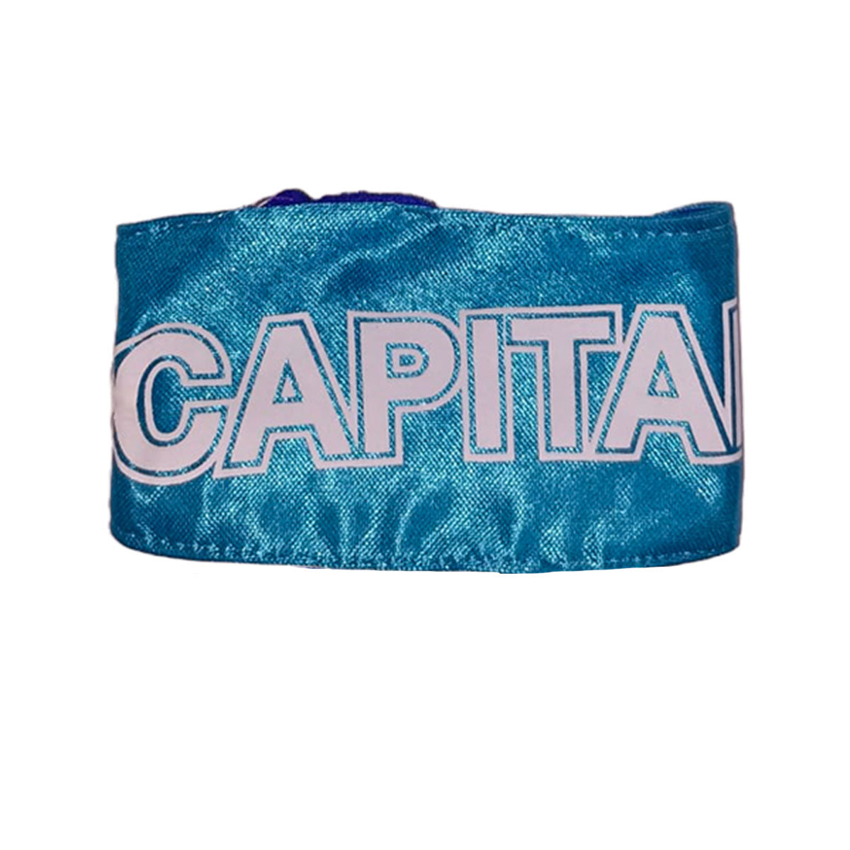 Gafete De Capitan Doble Vista Futbol Oka - AZUL/TURQUEZA UNITALLA