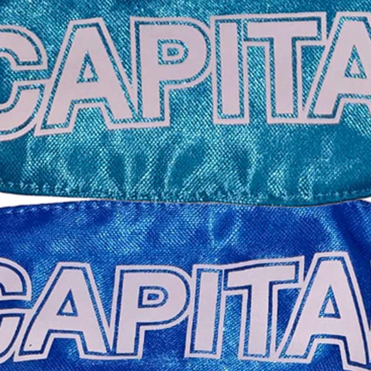 Gafete De Capitan Doble Vista Futbol Oka - AZUL/TURQUEZA UNITALLA