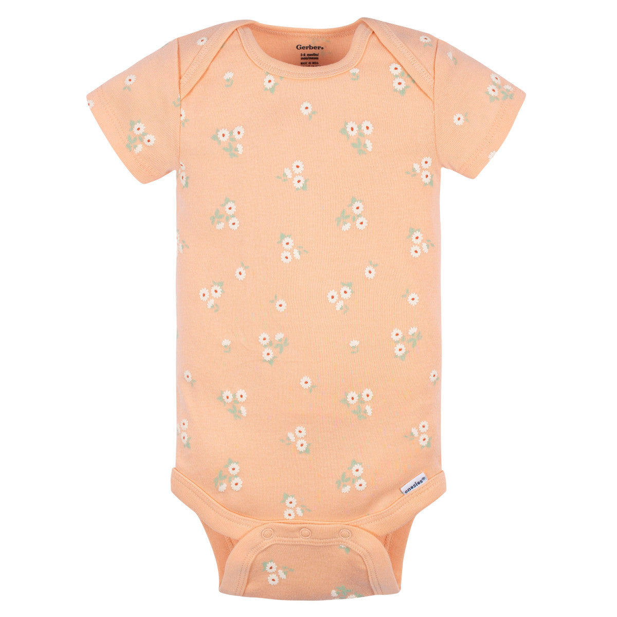 Pañalero Gerber Pack 3 Piezas Body Bebé Ropa Niña Niño-3-6M