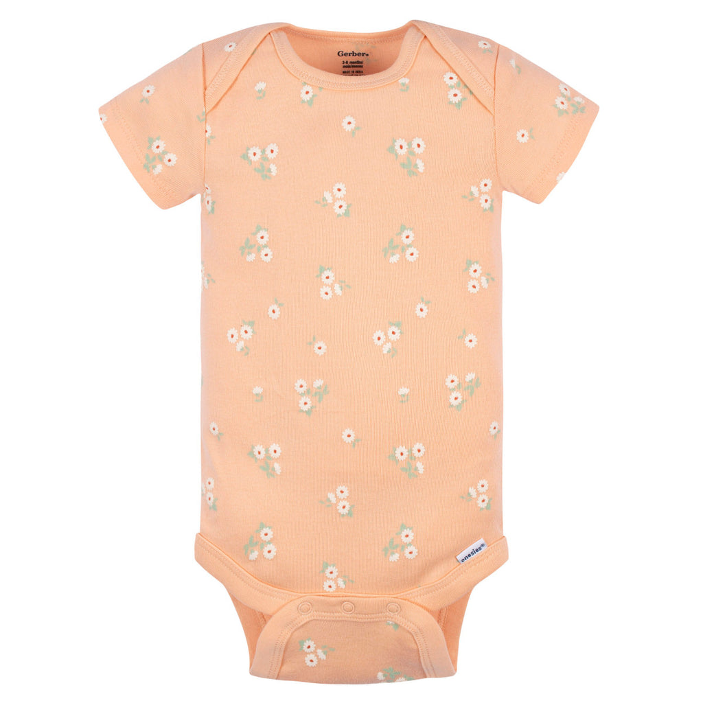 Pañalero Gerber Pack 3 Piezas Body Bebé Ropa Niña Niño-0M