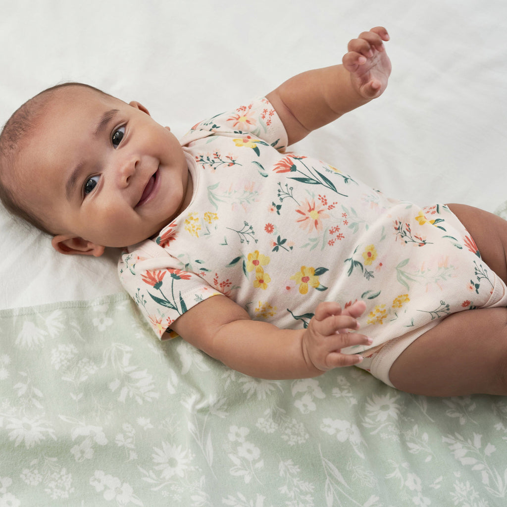Pañalero Gerber Pack 3 Piezas Body Bebé Ropa Niña Niño-6-9M