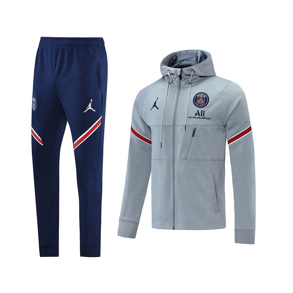 Conjunto PSG Sudadera Y Pants Cómodos Gris Marino Fans