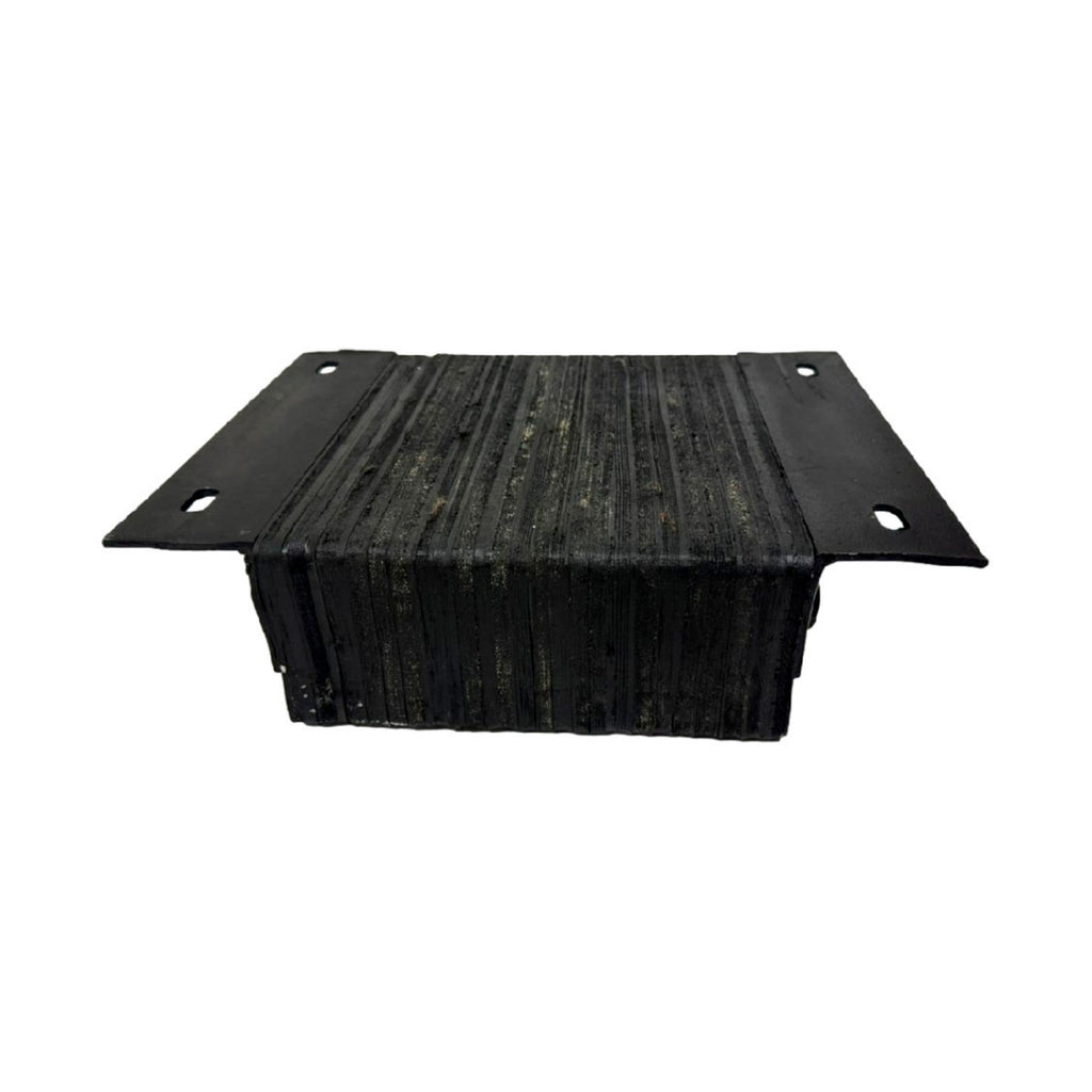 Tope Andén Laminado Hule Negro Alto Impacto 16"