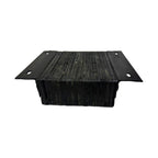 Tope Andén Laminado Hule Negro Alto Impacto 16"