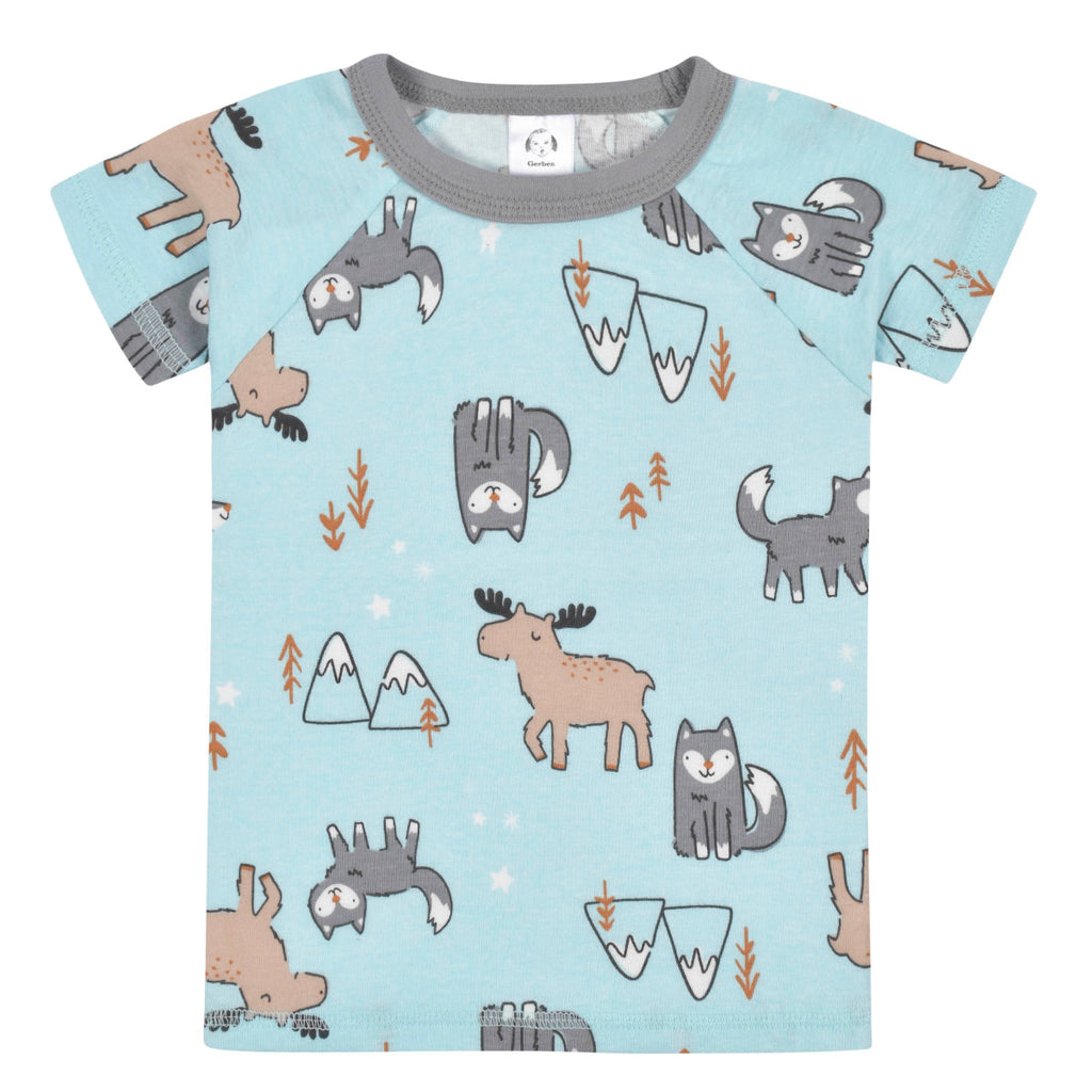 Set pijamas Gerber niño niña algodón conjunto dormir-5T