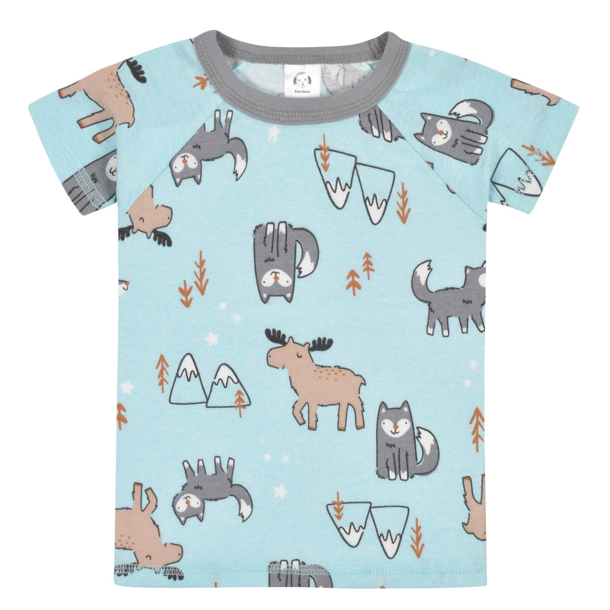 Set pijamas Gerber niño niña algodón conjunto dormir-5T