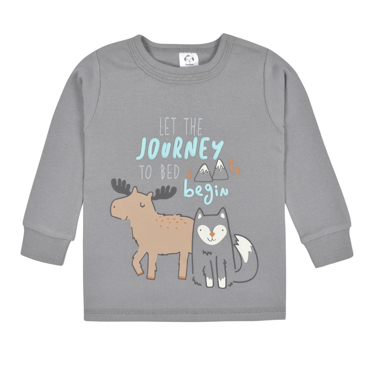 Set pijamas Gerber niño niña algodón conjunto dormir-3T