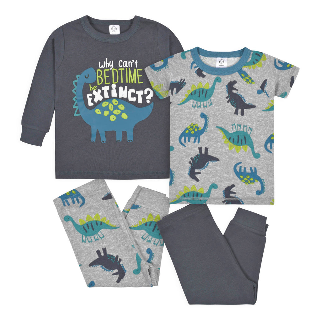 Set pijamas Gerber niño niña algodón conjunto dormir-5T