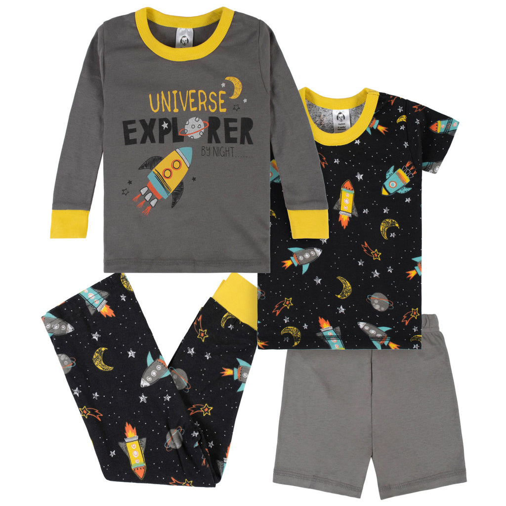 Set pijamas Gerber niño algodón conjunto dormir 12-60 meses-2T
