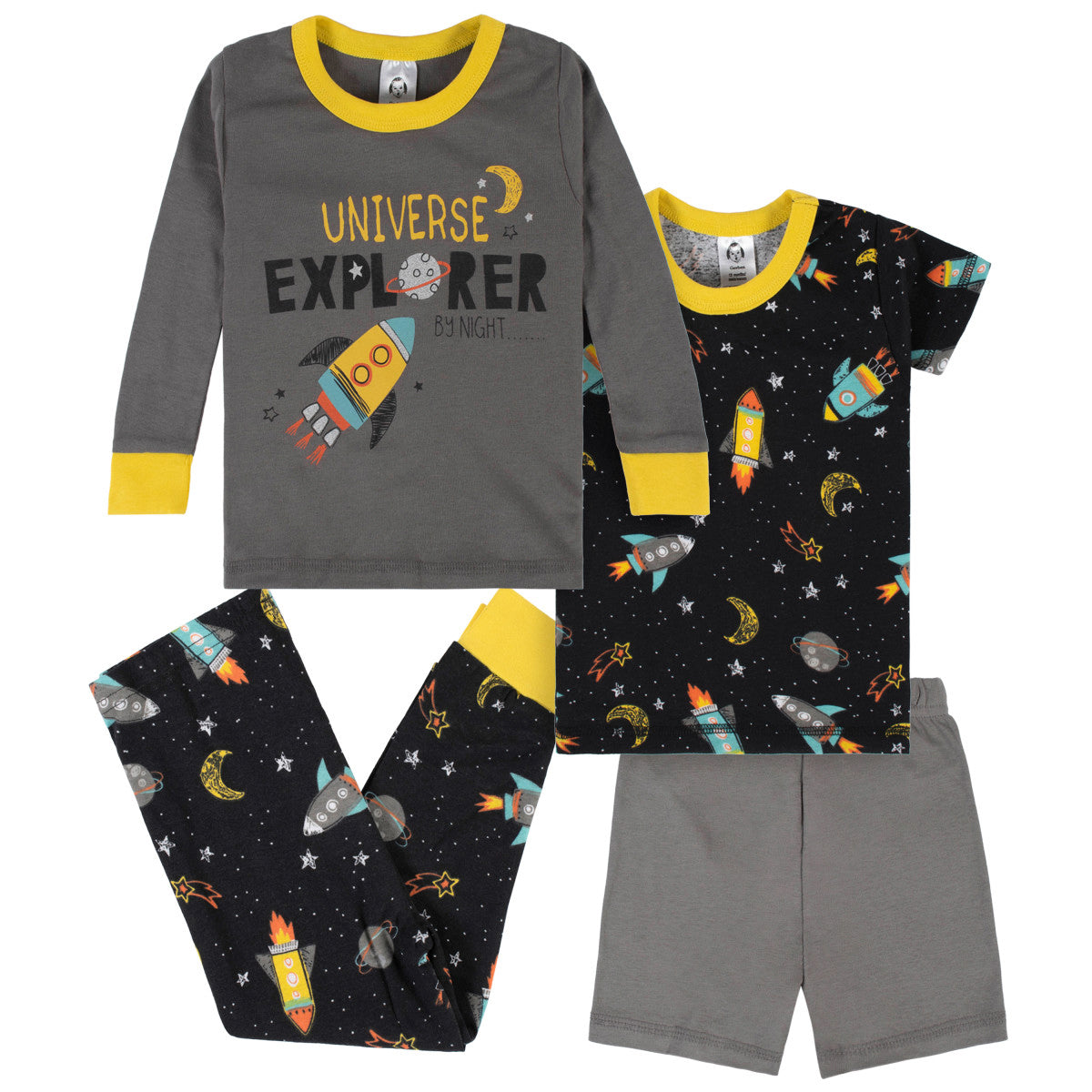 Set pijamas Gerber niño algodón conjunto dormir 12-60 meses-2T