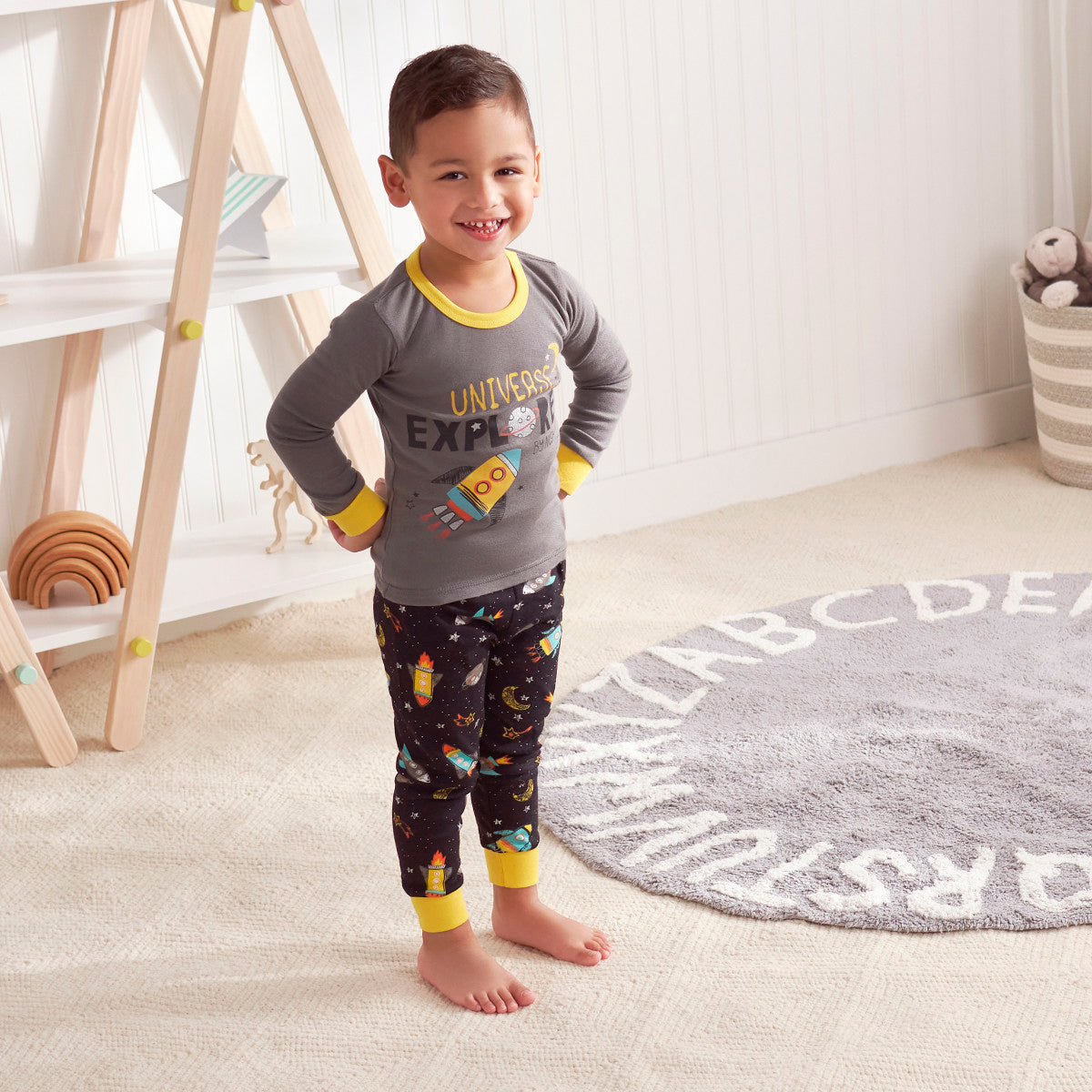 Set pijamas Gerber niño algodón conjunto dormir 12-60 meses-24M