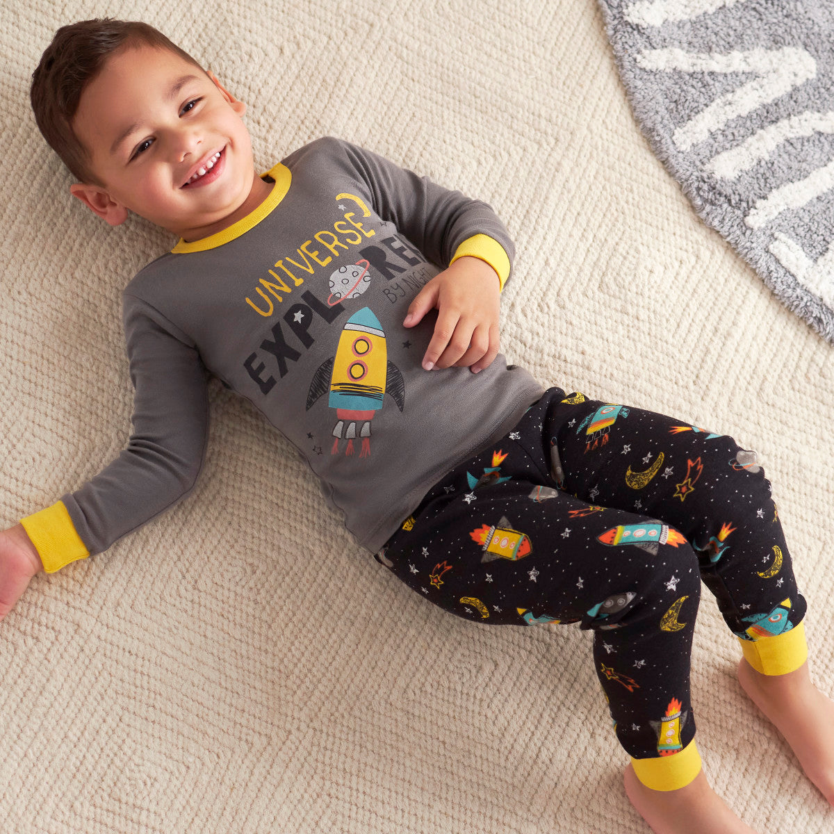 Set pijamas Gerber niño algodón conjunto dormir 12-60 meses-5T