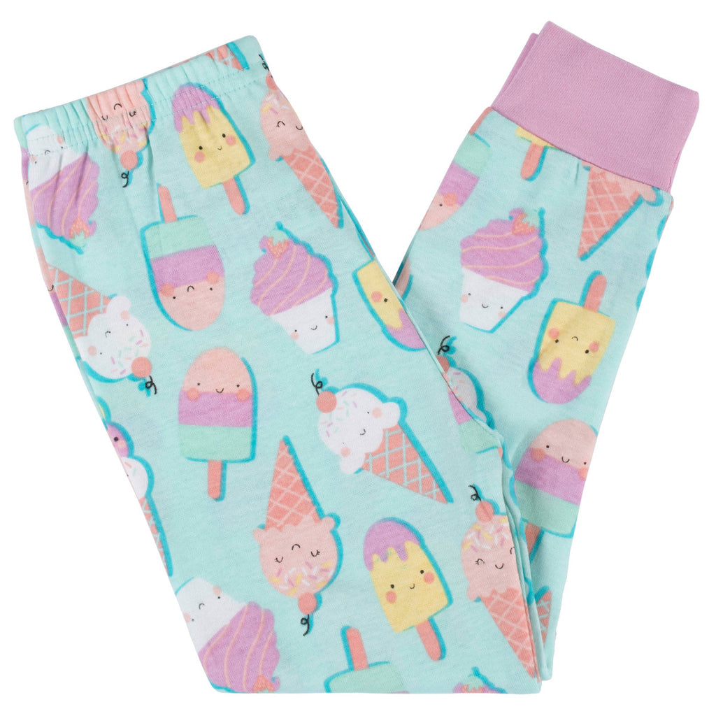 Pijama Gerber 4 piezas niña algodón rosa azul 12 a 24 meses-24M