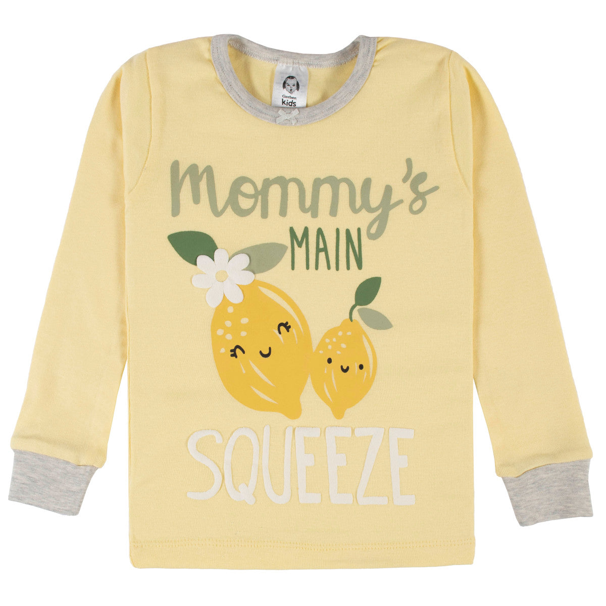 Pijama Gerber algodón niña set 4 piezas 2 a 5 años-2T