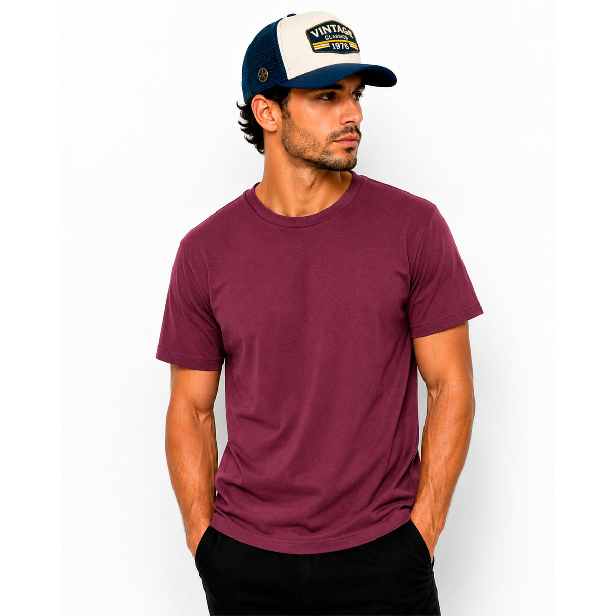 Playeras Hombre Algodon Basicas Paquete 4 Knite City Depth