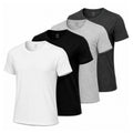 Playeras Hombre Algodon Basicas Paquete 4 Urban base Knite