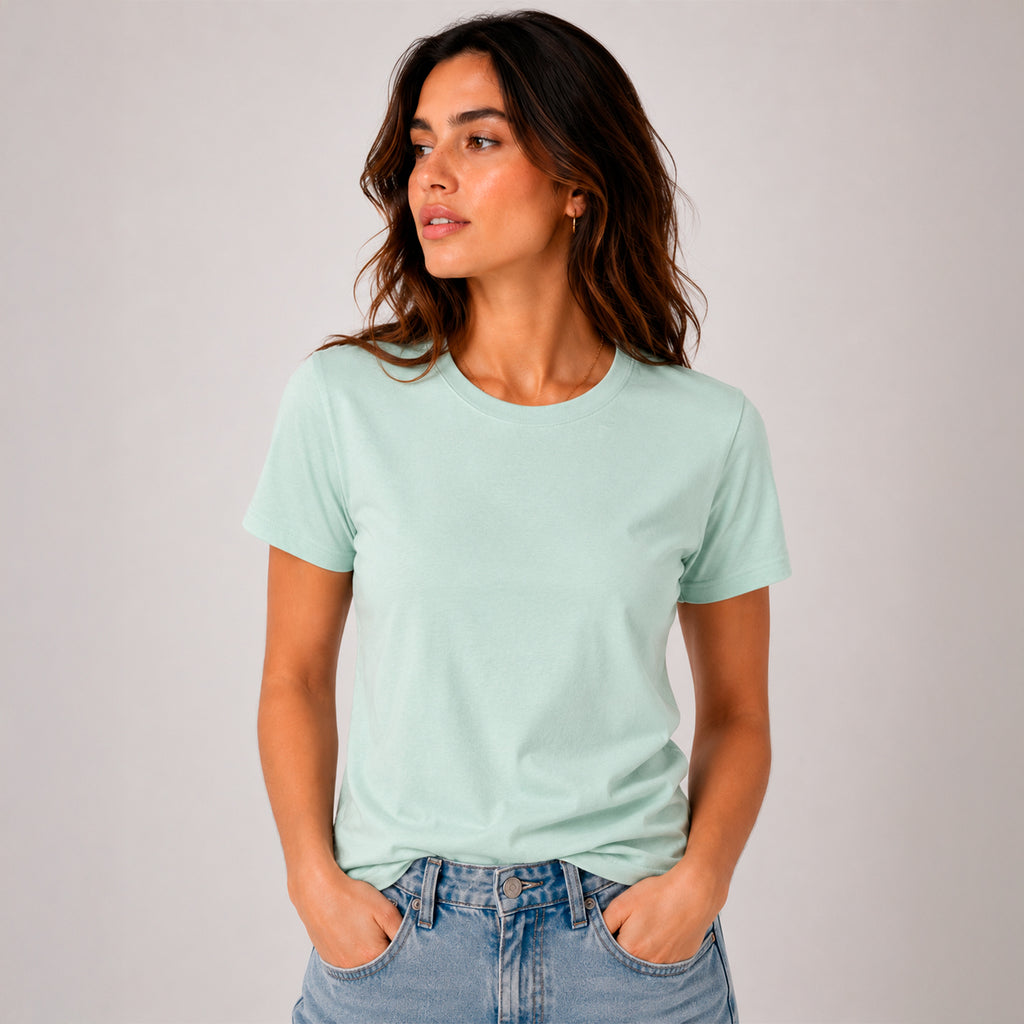 Playera Mujer Paquete 4 Algodon Natural Chic colores casual