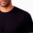 Paquete 4 Playeras Básicas Negras Knite