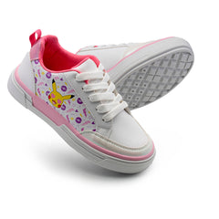 Tenis Pokémon niña Pikachu blancos con suela antideslizante