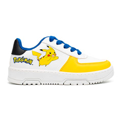 Tenis Pokémon niños Pikachu Yuyin blancos con suela antideslizante