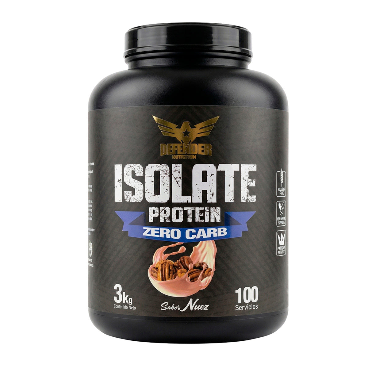 Proteína Isolate Zero Carb Defender 3kg