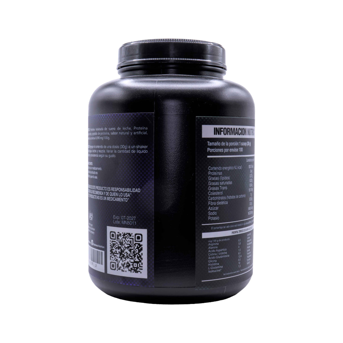 Proteína Isolate Madness 3kg Deportiva Bajo Carbohidratos
