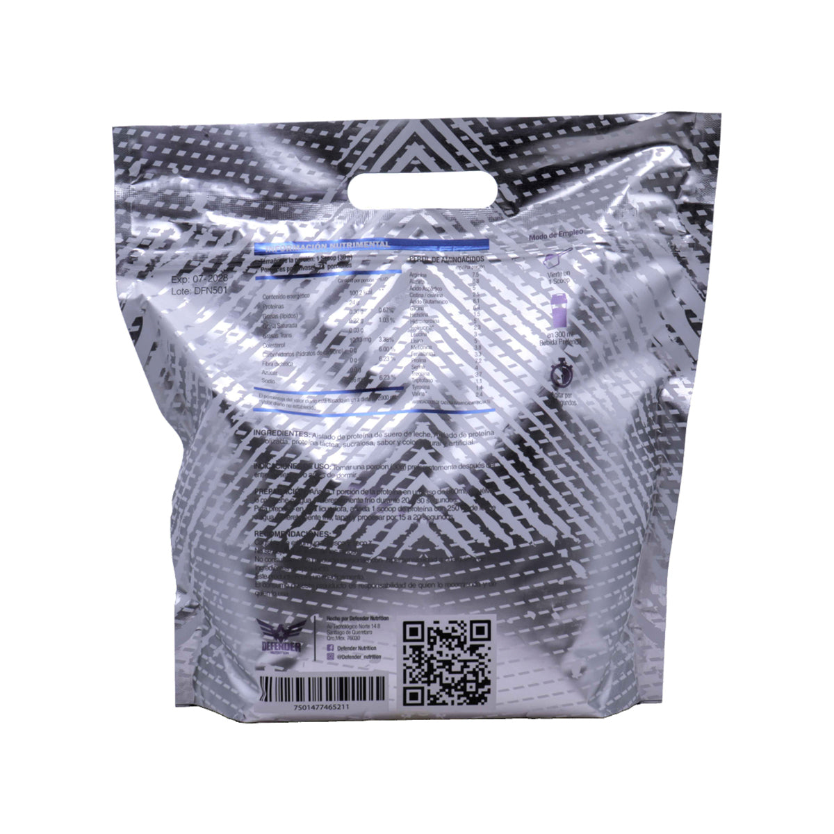Proteína Isolate Defender 2.20kg Suplemento Deportivo Para Masa Muscular
