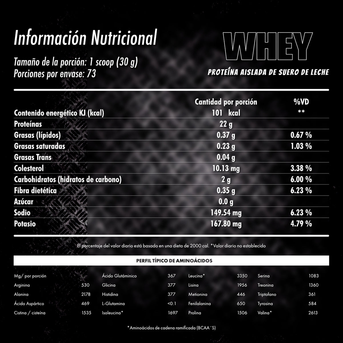 Costal proteina whey Defender 2.20 kilos aislada suplemento