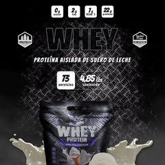 Costal proteina whey Defender 2.20 kilos aislada suplemento