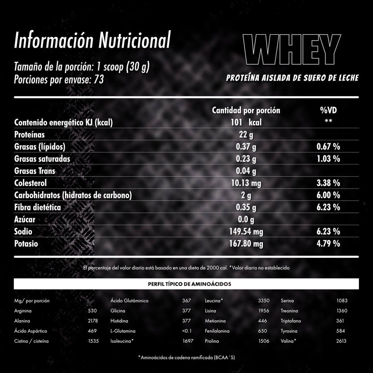 Costal proteina whey Defender 2.20 kilos aislada suplemento