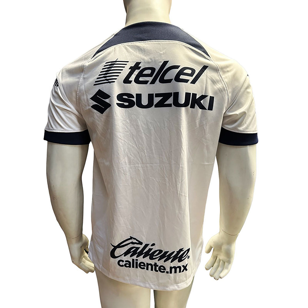 JERSEY NIKE AFICIONADO PUMAS MANGA CORTA VISITANTE 2023/2024 BLANCA TALLA XL