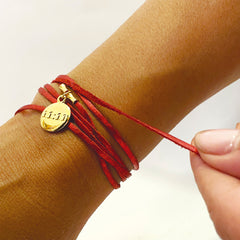 Pulsera manifestación 11:11 de cuero varias vueltas Vangania-140