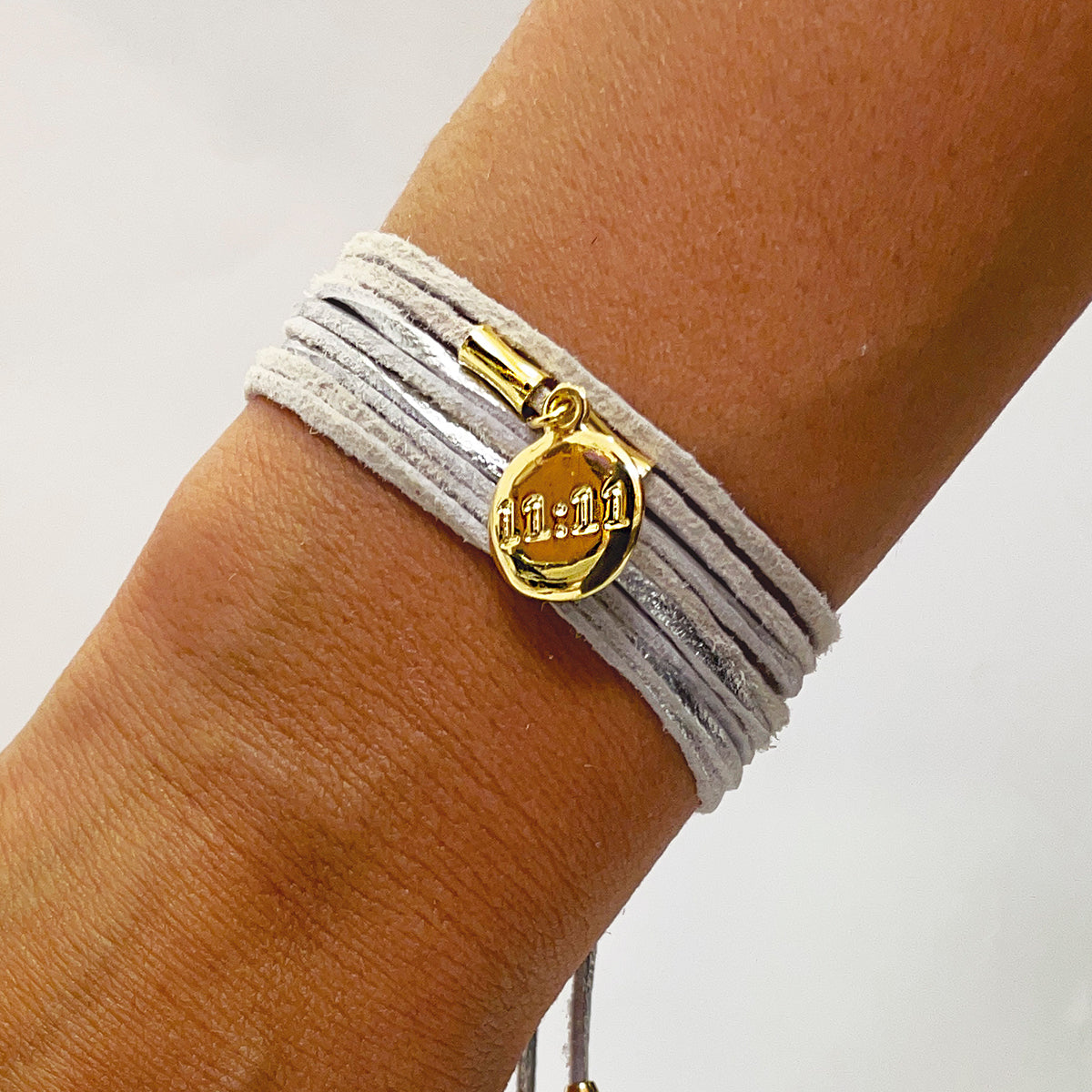 Pulsera manifestación 11:11 de cuero varias vueltas Vangania-140
