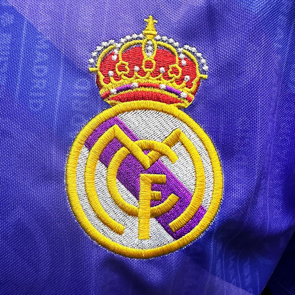 Jersey Kelme Retro Real Madrid Morada Manga Corta M