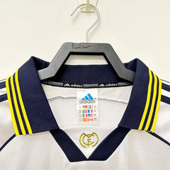 Jersey Real Madrid Local 90 00 Retro Blanco Adidas Hombre