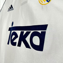 Jersey Real Madrid Local 90 00 Retro Blanco Adidas Hombre