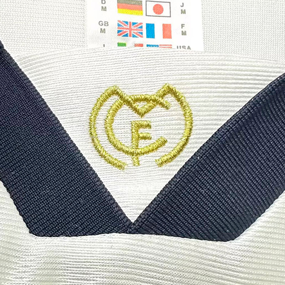 Jersey Real Madrid Local 90 00 Retro Blanco Adidas Hombre