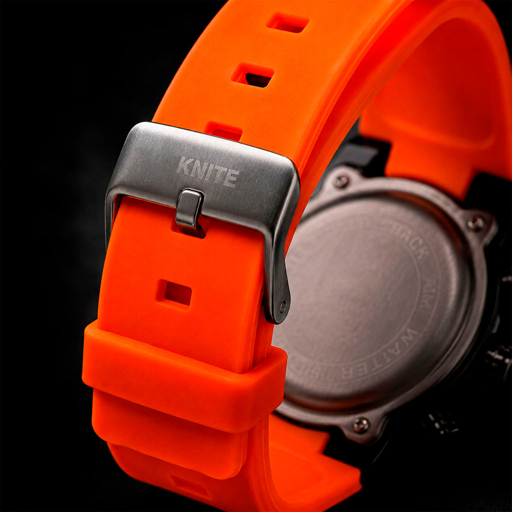 Reloj Hombre Knite Titan Chrono Black Cronografo Deportivo