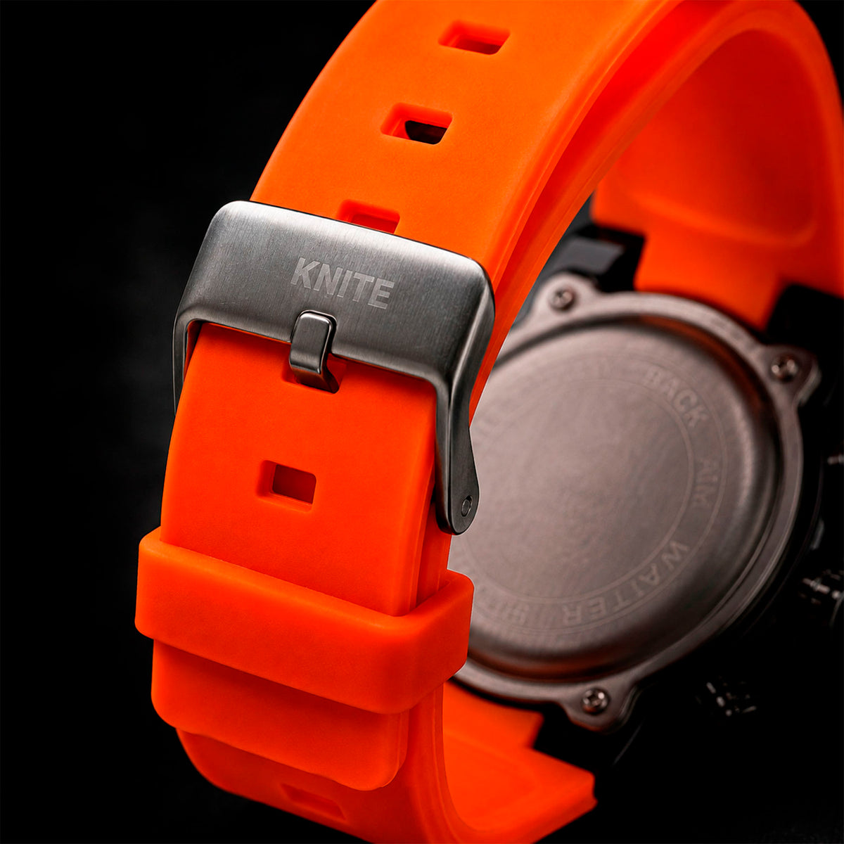 Reloj Hombre Knite Titan Chrono Black Cronografo Deportivo