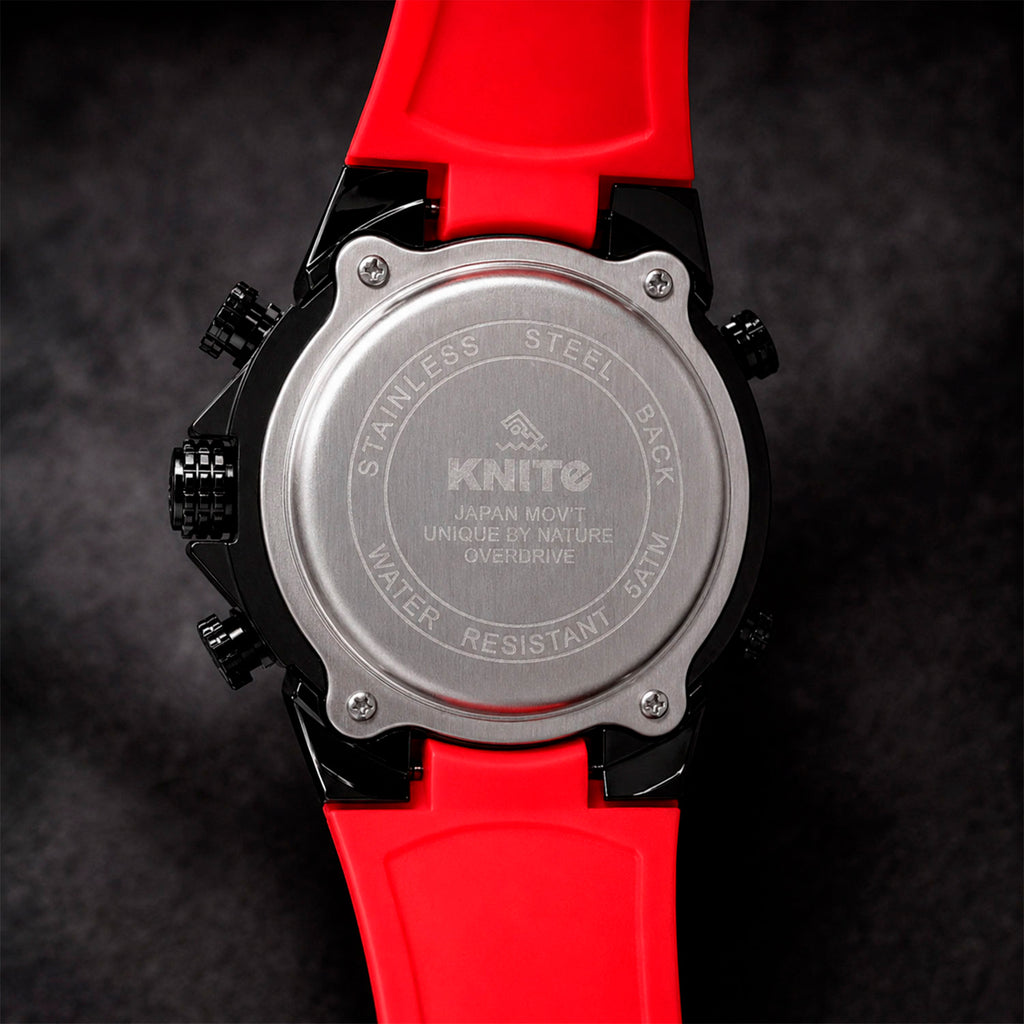 Reloj Hombre Knite Titan Chrono Black Cronografo Deportivo