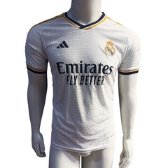 JERSEY ADIDAS REAL MADRID LOCAL 23/24 BLANCO/DORADO MANGA CORTA