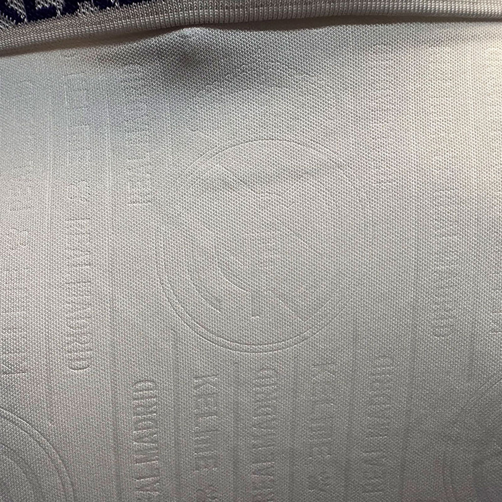 Jersey Kelme Retro Real Madrid Blanca Azul Manga Corta M