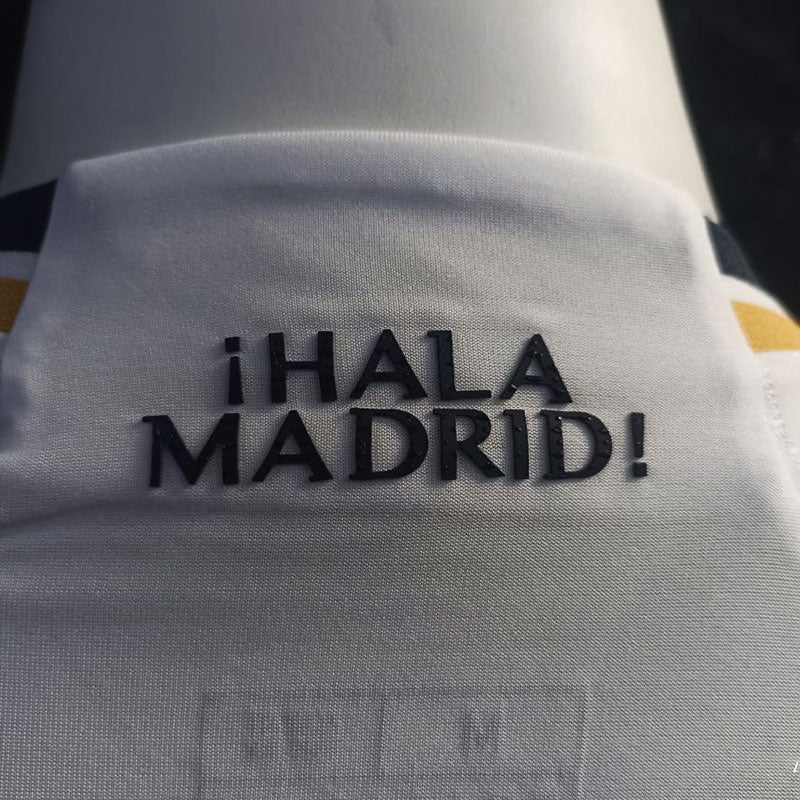 JERSEY ADIDAS REAL MADRID LOCAL 23/24 BLANCO/DORADO MANGA CORTA TALLA L