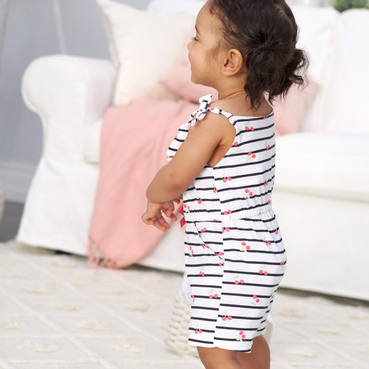 Romper Gerber set 2 piezas ropa verano niña algodón-3T