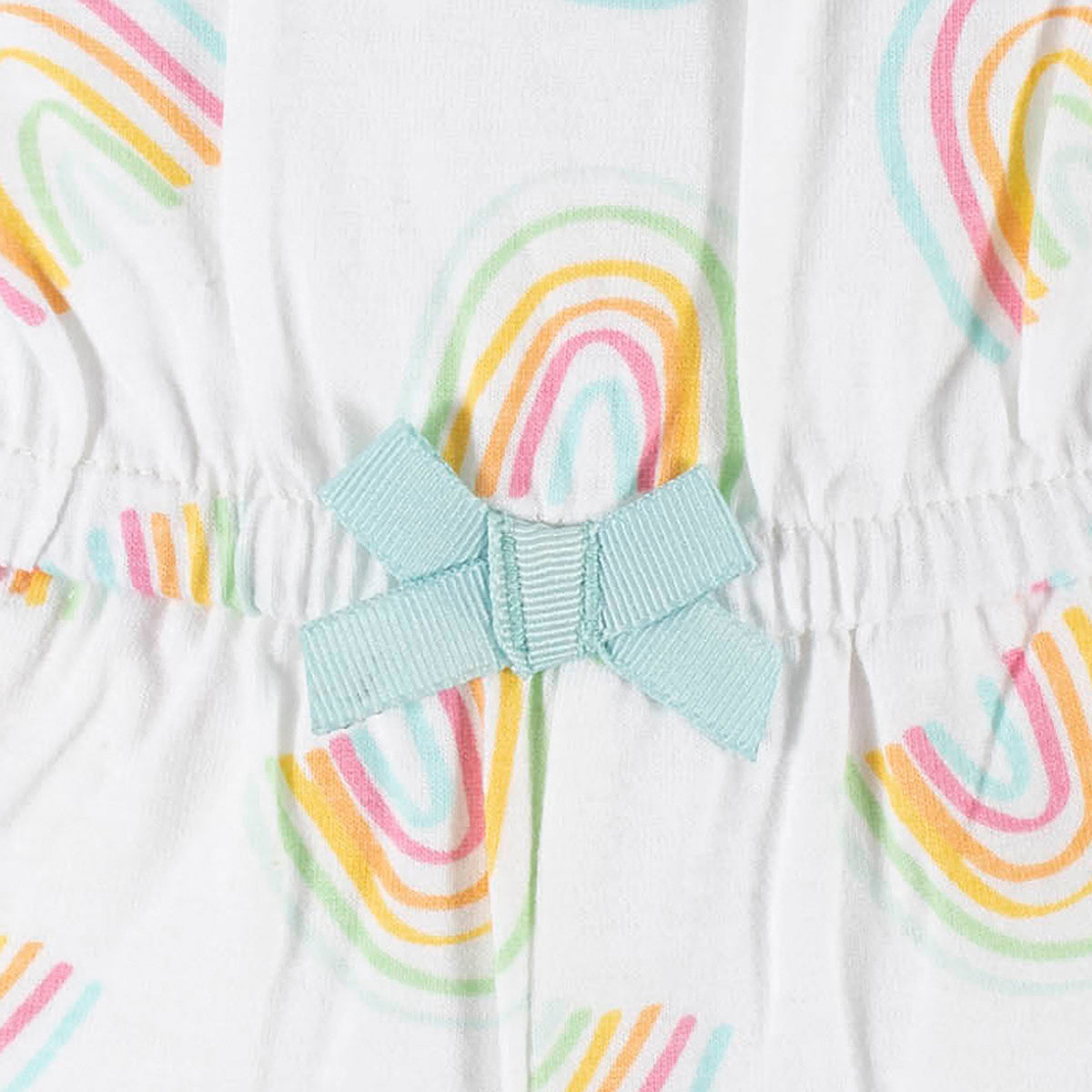Romper Gerber blanco arcoiris bebé niña 12M a 5A algodón-12M